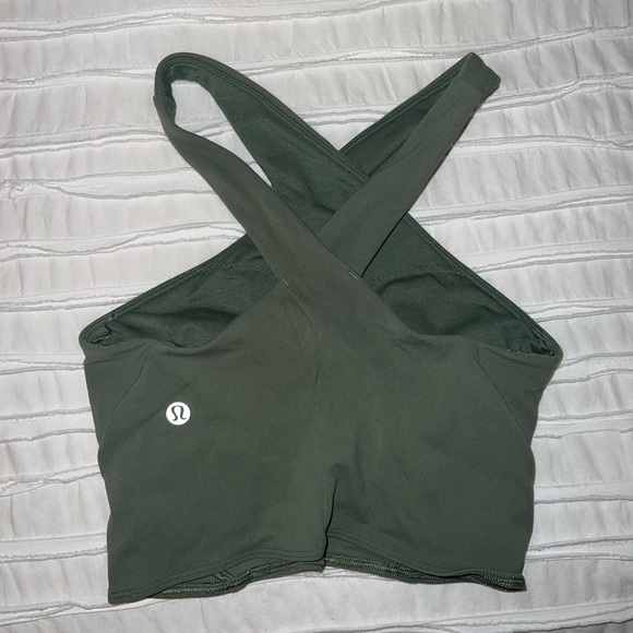 Lululemon Nulu Criss Cross Top, Size 2 - Picture 2 of 3